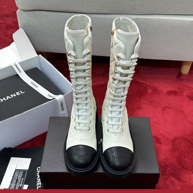 Ch*el leather shoes